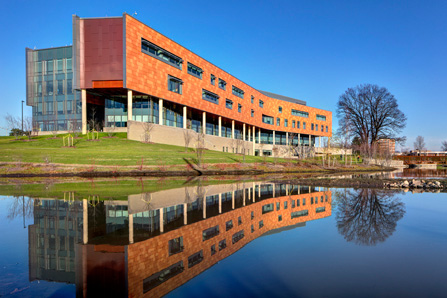 The Oakland University Health and Human Services building.